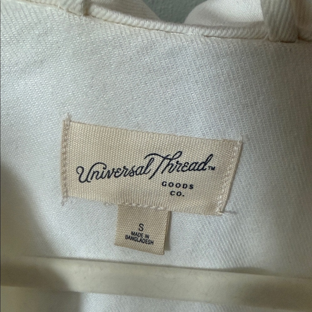 Universal Thread White Utility Jacket with Studs - image 3